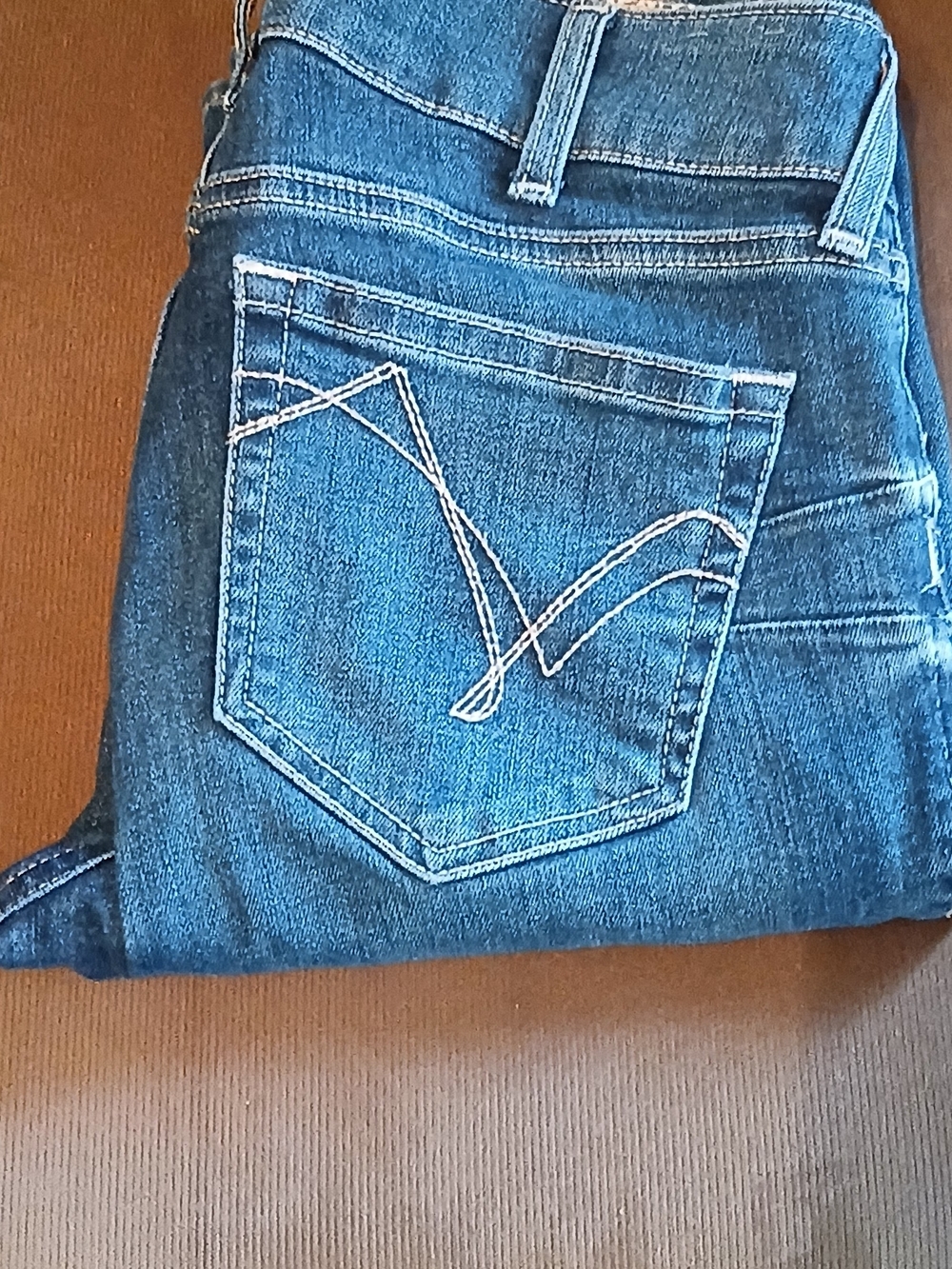 ARIAT REAL Denim Perfect Rise Stretchy Blue Jeans EUC Size 27S 30" Inseam